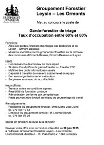 Annonce_GFLO_garde-forestier_06-2015