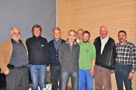 Un comité de neuf membres a été constitué (de g à d): Michel Isoz (agriculteur, suppléant); Eric Gagg (vice-président); Philippe Dubugnon; Louis Baux (agriculteur), Pierre Fontaine; Sébastien Henchoz (agriculteur); Martin Ott (président) et Gilles Fantony (trésorier).